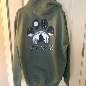 PAWS- size large hoody